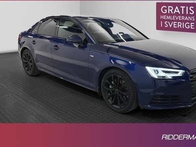 Audi A4Quattro Sedan 2.0 TDI S-Line Sensorer Välserv 2017, Sedan