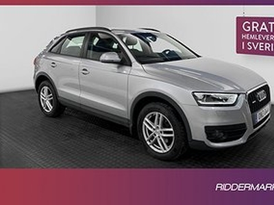 Audi Q3 Quattro 2.0 TDI 177hk Comfort Pano Värmare Drag