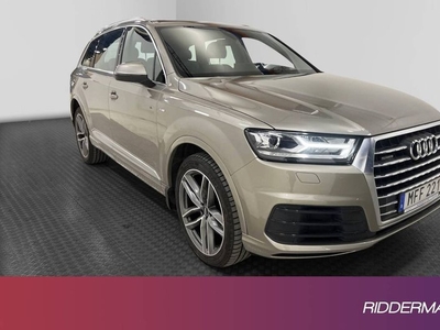 Audi Q7TDI V6 Q 7-Sits S-Line Värm Cockpit Pano BOSE 2016, SUV