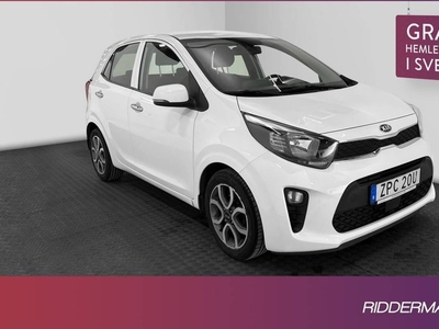 Kia Picanto1.0 MPI Carplay Kamera Rattvärme Välservad 2021, Halvkombi