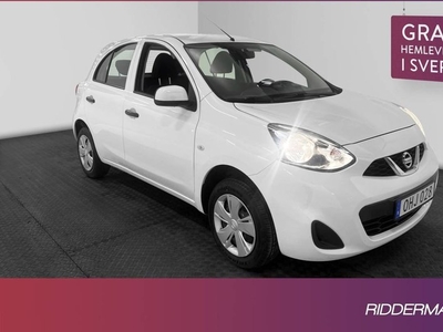 Nissan Micra1.2 5-dörrar En-brukare Välservad 0.5L Mil 2017, Halvkombi