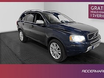 Volvo XC90 D5 AWD 200hk Summum 7-sits Värmare Drag Välservad