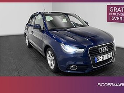 Audi A1 1.6 TDI 90hk Proline Panorama P-sensorer 1 Ägare