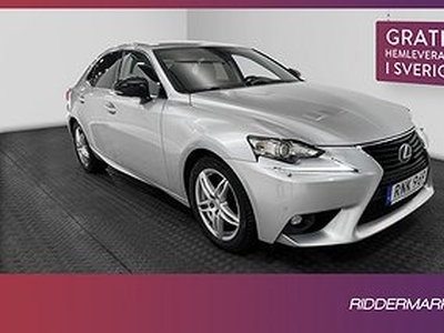 Lexus IS 200t 2.0 245hk Sport Kamera Rattvärme Välservad