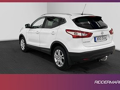 Nissan Qashqai 1.2 115hk TEKNA 360°K Pano Navi M-värme Drag