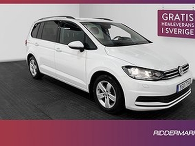 Volkswagen Touran 1.4 TSI 150hk 7-sits Kamera Carplay 2-bruk