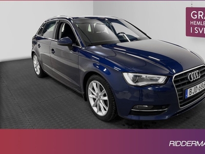 Audi A32.0 TDI Ambition Värmare 0.37L Mil Välservad 2014, Halvkombi