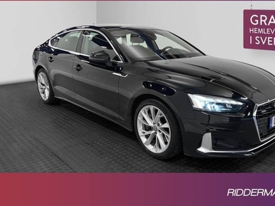 Audi A5Quattro 45 TFSI Comfort Kamera MATRIX Välserv 2021, Sportkupé