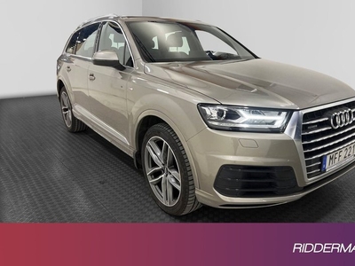 Audi Q7TDI V6 Q S-Line 7-Sits Värm Pano Cockpit BOSE 2016, SUV