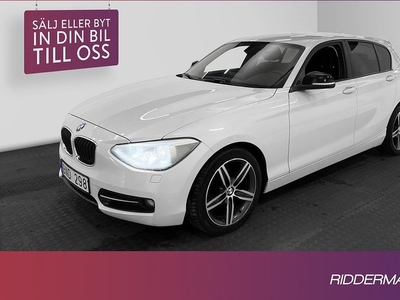 BMW 116i 5-dr Sport line Sensorer Keyless Välservad 2013, Halvkombi