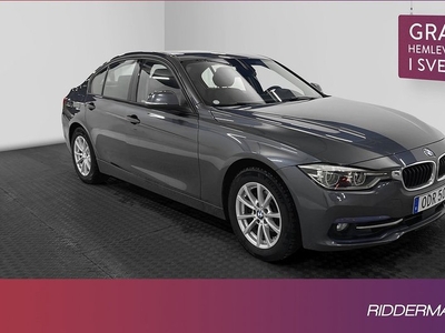 BMW 330e Sedan Sport line Navi Skinn Adaptiv farth 2016, Sedan