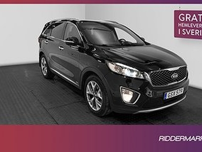 Kia Sorento 2.2 CRDi AWD 200hk 7-Sits Pano 360° Skinn Navi