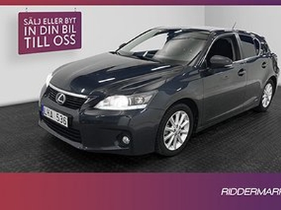 Lexus CT 200h 1.8 CVT 136hk Kamera Låg Skatt 0,36l/mil