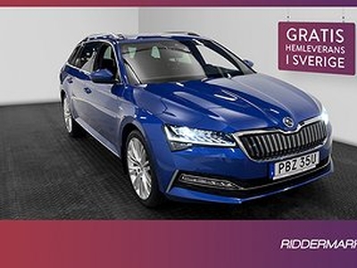 Skoda Superb iV Plug-in 218hk L&K Cockpit Pano Värmare MOMS