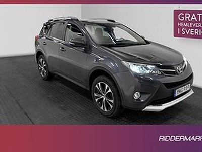 Toyota RAV4 2.0 4WD 151hk B-kamera Skinn Drag Nyservad