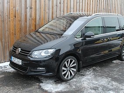 Volkswagen Sharan 2.0 TDI Aut 4M 184hk Premium Glastak Dragkrok