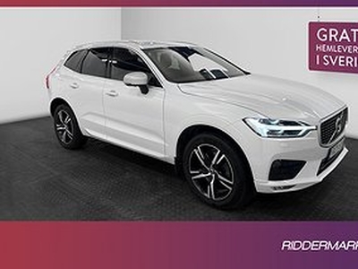 Volvo XC60 D4 AWD 190hk R-Design Pano 360° Navi Värmare Drag