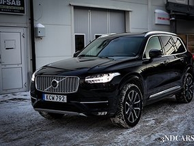 Volvo XC90 D5 AWD 7-SITS INSCIPTION B&W PANORAMA EU6 DRAG MM