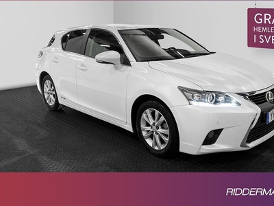 Lexus CT200h 1.8 Kamera Keyless Farthållare 0.38L mil 2017, Halvkombi