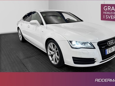 Audi A7SB 3.0 TDI V6 Q S-Line Navi Skinn Alcantara 2014, Sportkupé