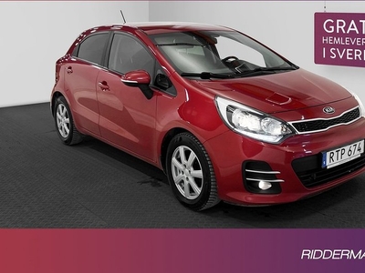 Kia Rio1.2 CVVT Advance Navi Kamera Rattvärme Välserv 2016, Halvkombi