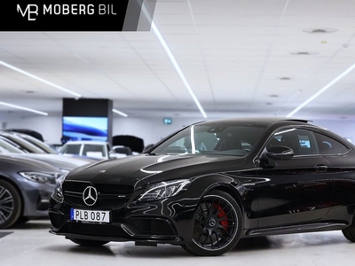 Mercedes C63 AMGBenz AMG C 63 S Coupé AMG Pano Burmester Kolfiber 2017, Sportkupé