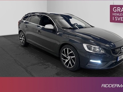 Volvo V60D3 R-Design Värm VOC Navi Sensorer BLIS Drag 2018, Kombi