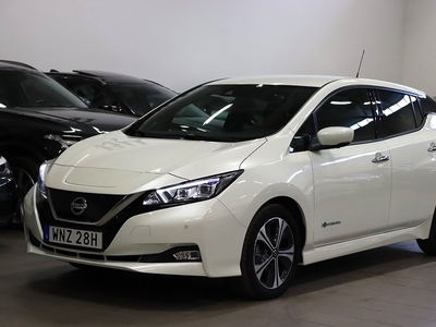 Nissan Leaf 40kWh Keyless B-KAMERA 360° GPS HALVSKINN*MOMS*