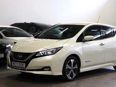 Nissan Leaf 40kWh Keyless B-KAMERA 360° GPS HALVSKINN*MOMS*