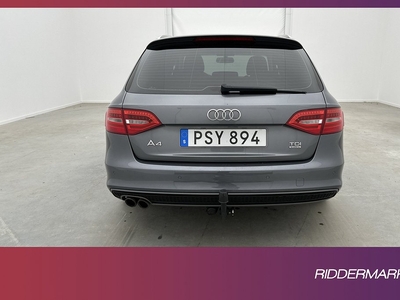 Audi A4 2.0 TDI 190hk Quattro S-Line Dragkrok 0,52l/mil