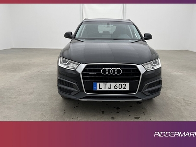 Audi Q3 2.0 TDI Quattro 150hk Sport Skinn/Alcantara Dragkrok