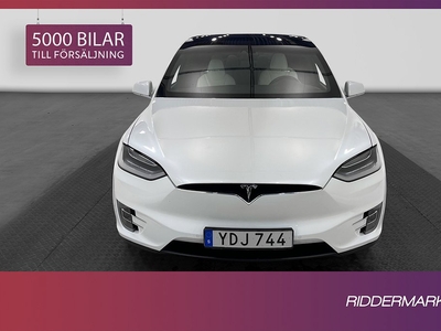 Tesla Model X P90D 511hk 7-sits Ludicrous Premium Dragkrok