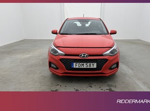 Hyundai i20 1.2 84hk Premium Kamera CarPlay Rattvärm Välserv