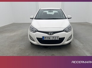 Hyundai i20 1.2 84hk Premium Sensorer Farthållare Välservad