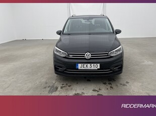 Volkswagen Touran TSI 150hk R-Line 7-Sit Värmare Kamera Drag