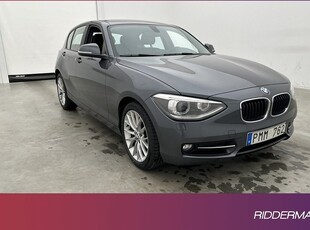 BMW 118d 5-dörrar Sport line Sensorer Farthållare 2013, Halvkombi