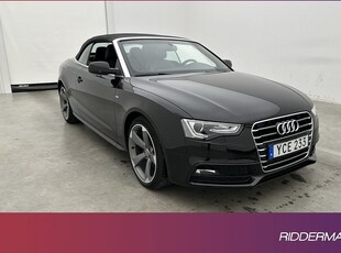 Audi A5Cab 1.8 TFSI S-Line En-Bruk Sensorer Skinn Välservad 2016, Sportkupé