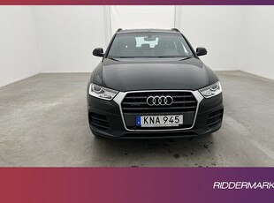 Audi Q3 TDI Q 184hk Sport Edt Pano BOSE Skinn Värmare Drag