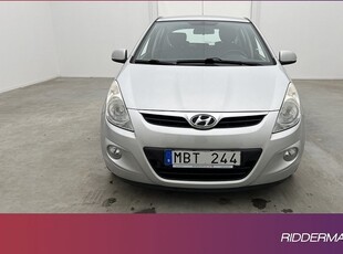 Hyundai i201.2 Comfort Värmare Låg-skatt 0,52L mil 2012, Halvkombi