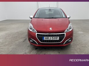 Peugeot 208 1.2 VTi 83hk Panorama Sensorer CarPlay Välservad