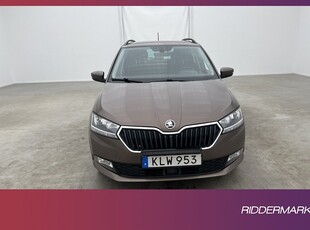 Skoda Fabia Kombi 1.0 TSI 95hk Sensorer CarPlay Keyless