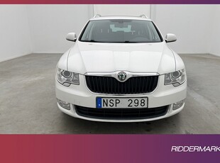 Skoda Superb TSI 160hk Premium Pano Sensorer Elstolar Drag