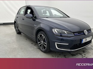 Volkswagen GolfGTE Plus Värmare Kamera CarPlay Drag 2016, Halvkombi