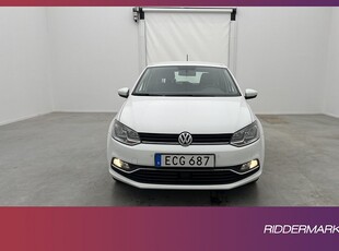 Volkswagen Polo 1.2 TSI 90hk 2-Brukare Sensorer Farthållare