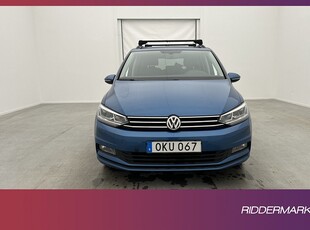 Volkswagen Touran 1.4 TSI 150hk 7-Sits Kamera CarPlay Drag