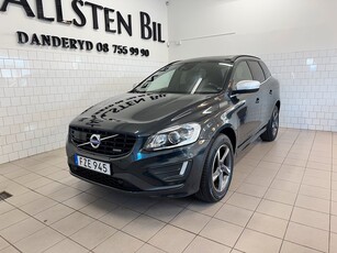 Volvo XC60 D5 AWD Aut R-Design Pano Drag VOC Svensksåld