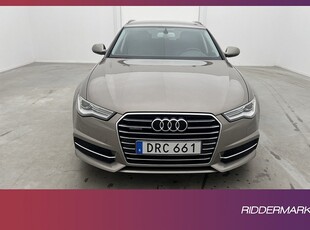 Audi A6 V6 Q 218hk S-Line D-Värmare Sensorer GPS Drag Alpin