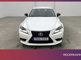 Lexus IS 300h 2.5 CVT 223hk Kamera Rattvärme Halvskinn