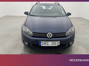 Volkswagen Golf Variant TSI 122hk Två-Brukare Kamera Drag