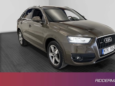 Audi Q3Quattro 2.0 TDI Comfort Halvskinn Dragkrok 2013, SUV